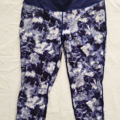 Torrid Womens Leggings Blue Size 2X  Tie Dye High Rise